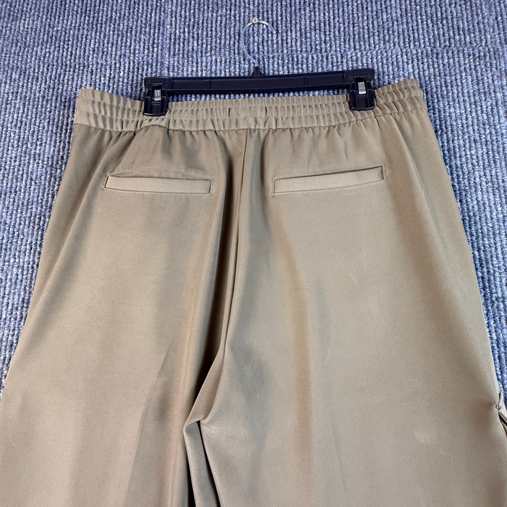 Banana Republic BR Sport Womens Large Olive Green Wide Leg Cargo Pants 796179-00 - Picture 10 of 13